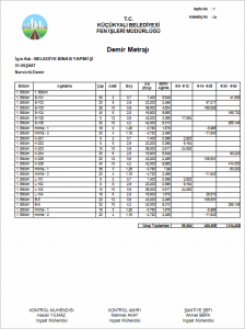 hakedis-demir-metraj-cetveli