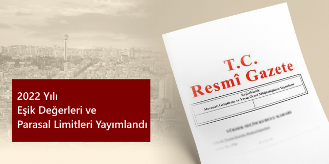 2022-yili-esik -degerleri-ve -parasal-limitleri-yayimlandi-bulten