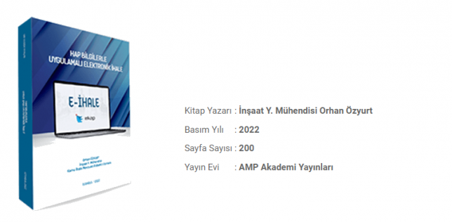 Hap Bilgilerle Uygulamalı Elektronik İhale Kitabı